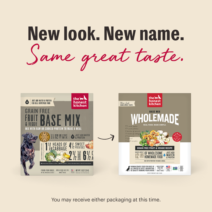 New look. New name. Same great taste.