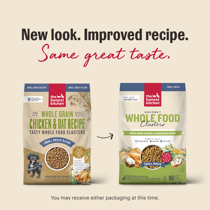 New look. Improved Recipe. Same great taste.