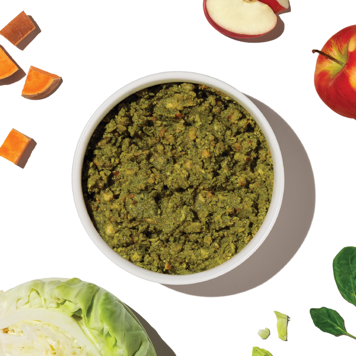 The Honest Kitchen Wholemade Grain Free Fruit & Veggie Base Mix Recipe.