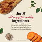 Just 6 allergy-friendly ingredients.