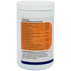 Back of bottle showing product facts and feeding directions of Thrive Pet Hemp Joint Health ADV 60CT