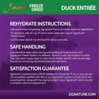 *Rehydrate Instructions
*Safe handling
*Satisfaction Guarantee