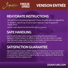 Tips Venison Entree. 