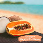 Fresh scent of Papaya & Coconut in Tropiclean  Luxury 2-in-1 Pet Wipes