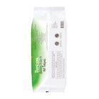 Back packaging of Tropiclean Papaya & Coconut Luxury 2-in-1 Pet Wipes