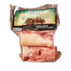 Tuckers Frozen Raw Beef Marrow Bones for Dogs 4"2 Pack Front of Pack