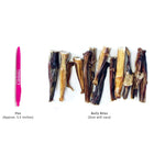 Pen Size comparison with Tuesday's Natural Dog Company Odor Free Bully Bites Dog Treats