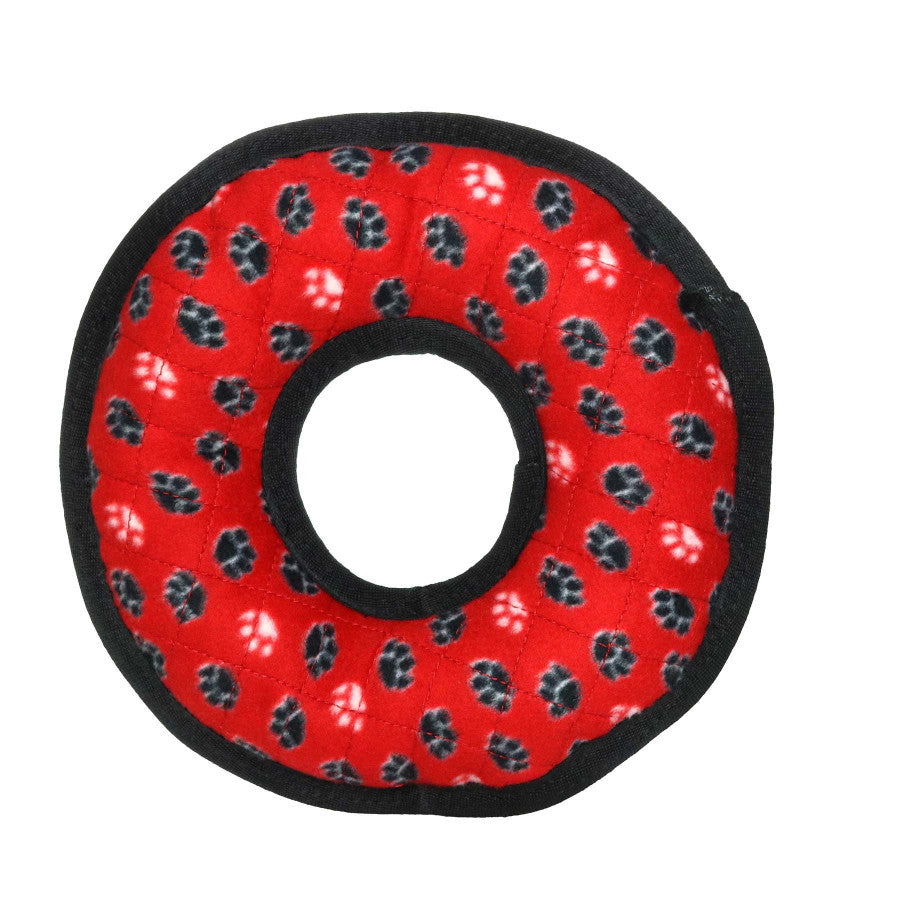 Tuffy's Ultimate Ring Durable Dog Toy Red Back View