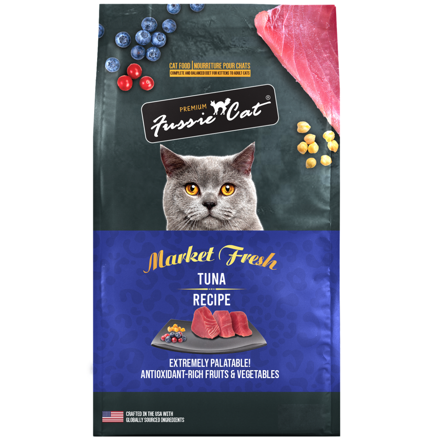 Fussie Cat Market Fresh Grain Free Tuna Recipe Dry Cat Food