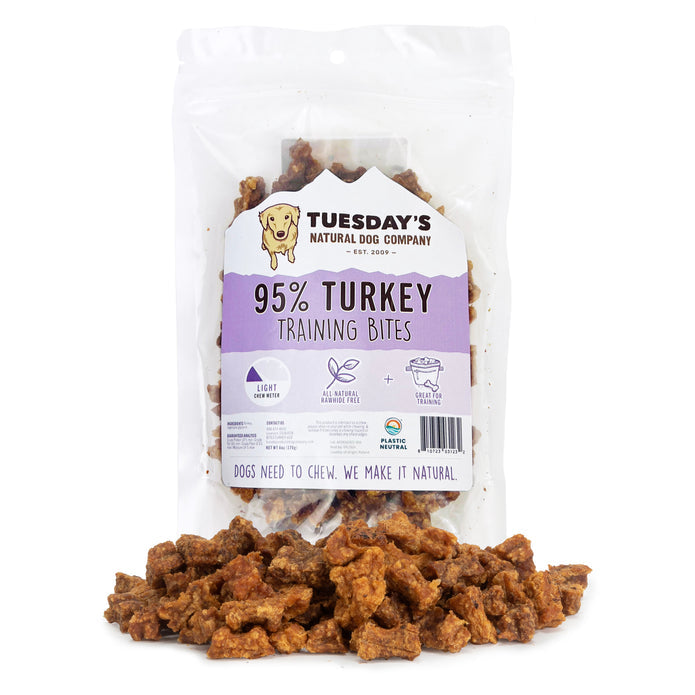 Tuesday's Natural Dog Company Turkey Dog Training Treats