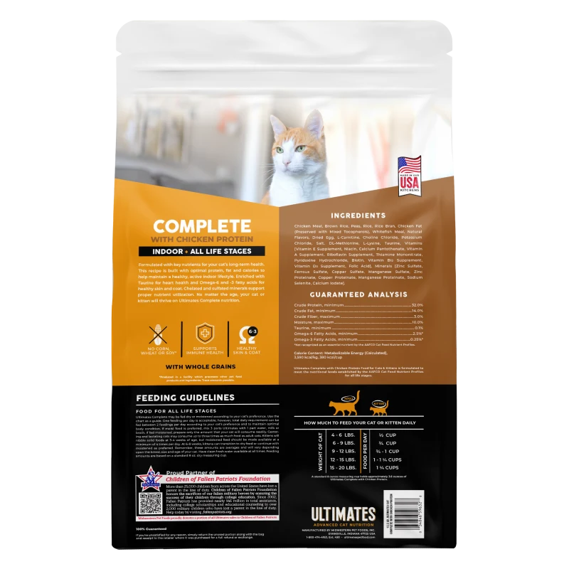 Ultimates Complete Indoor Dry Cat Food