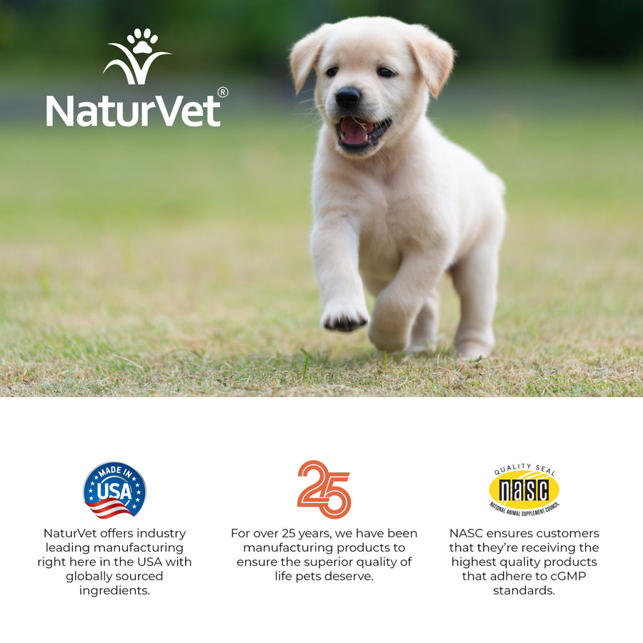 NaturVet VitaPet Puppy Daily Vitamins Plus Breath Aid for Puppies, 70 ct Soft Chews