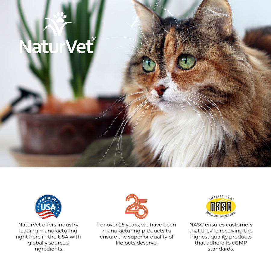 NaturVet VitaPet Senior Daily Vitamins Soft Chews for Cats