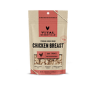 Vital Essentials Freeze-Dried Chicken Breast Dog Treats 2.1oz, Front packaging