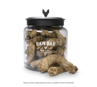 Vital Essentials Freeze-Dried Chicken Necks Dog Treats in a jar