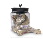 Vital Essentials Freeze-Dried Turkey Neck Dog Treat in a jar