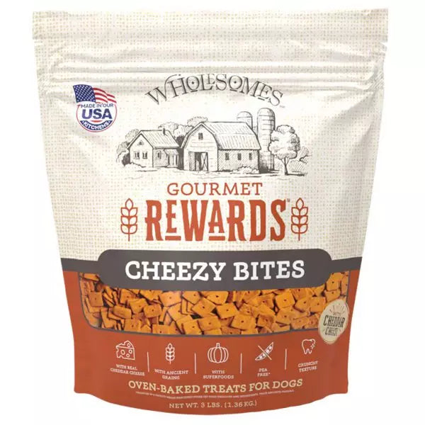 SPORTMiX Wholesomes Rewards Cheezy Bites Dog Treats