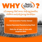 3rd Generation Family owned, owner/operated manufacturing plant, diets for all ages & sizes with targeted diets.