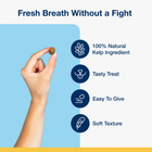 * 100% Natural Kelp Ingredient
*Tasty Treat
*Easy to Give
*Soft Texture