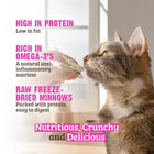 Nutritious, Crunchy and Delicious
*High in Protein
*Rich in Omega-3's
*Raw Freeze-Dried Minnows