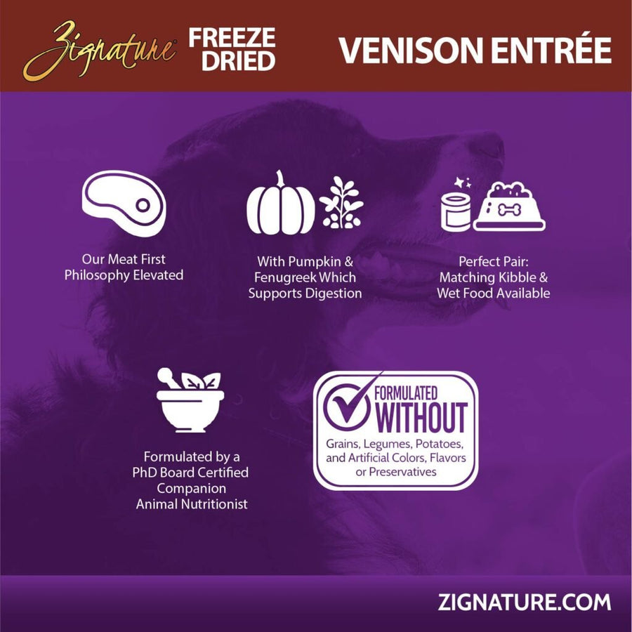 Why Venison Entree. 