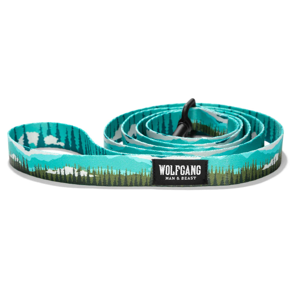 Close up of Wolfgang Greatescape Dog Leash Coiled