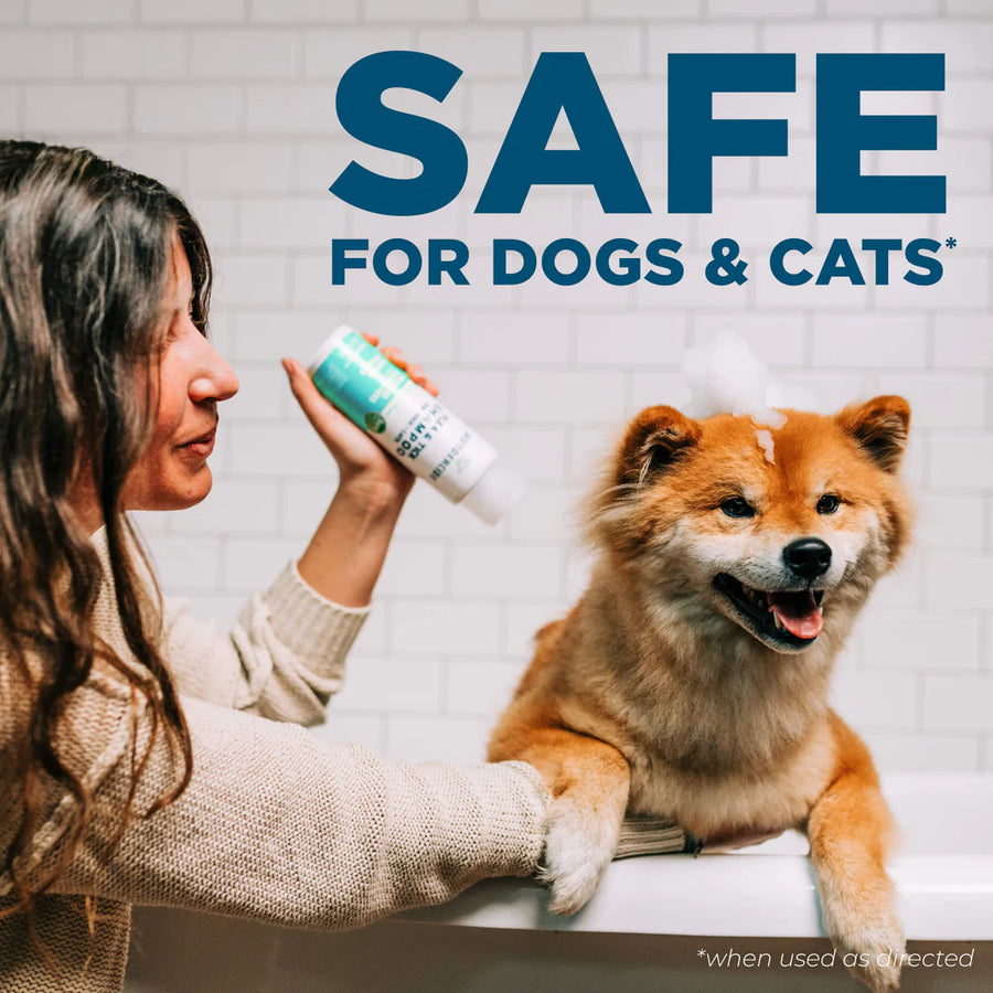 Wondercide Flea & Tick Cedarwood Shampoo for Dogs and Cats with Natural Essential Oils