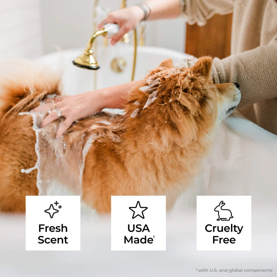 Wondercide Flea & Tick Cedarwood Shampoo for Dogs and Cats with Natural Essential Oils