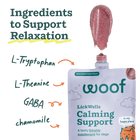 Ingredients to Support Relaxation:
*L-Tryptophan
*L-Theanine
*GABA
*chamomile. 