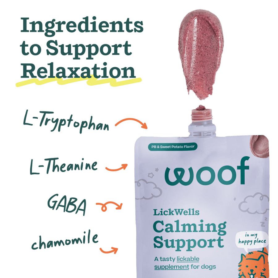 Ingredients to Support Relaxation:
*L-Tryptophan
*L-Theanine
*GABA
*chamomile. 
