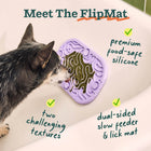 *Premium food-safe silicone
*Dual-sided slow feeder & Lick mat
*Two challenging textures