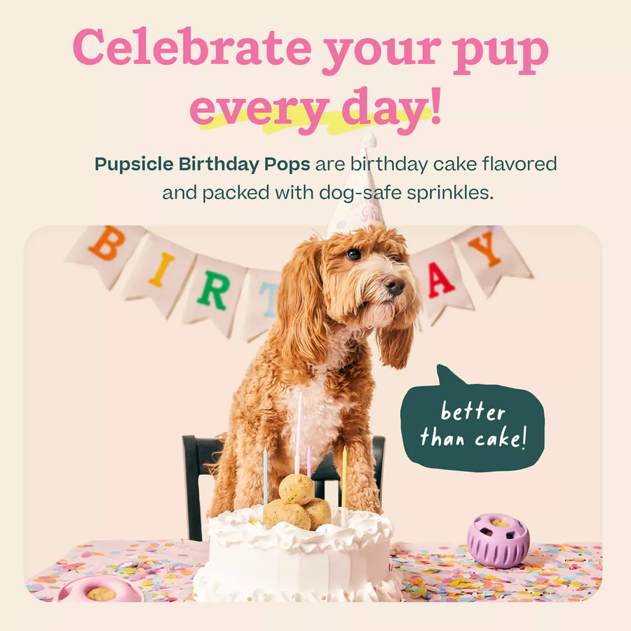 Woof Pupsicle Refill Pops Birthday Dog Treat