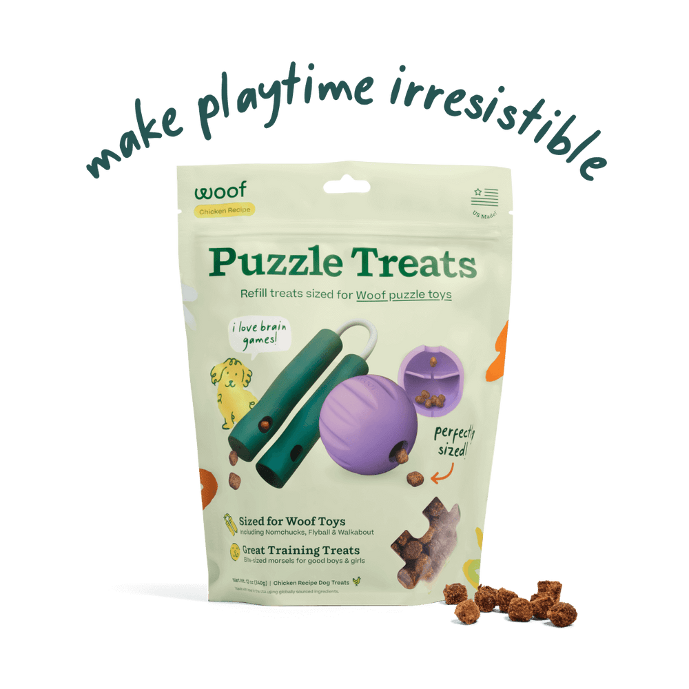 Woof Training and Puzzle Treat Refill Dog Treats. 