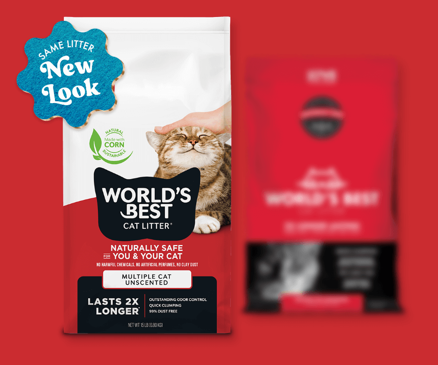 New look of World's Best Cat Litter Cat Litter 15lbs