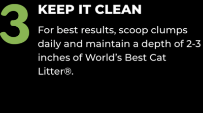 World's Best Cat Litter Comfort Care Unscented Clumping Cat Litter Keep Clean text