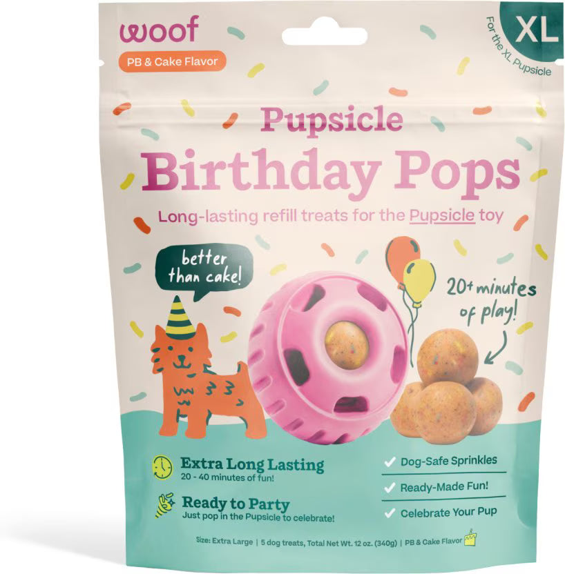 Woof Pupsicle Refill Pops Birthday Dog Treat