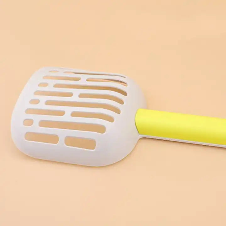 Close up view of Yiwu Plastic Cleaning Shovel Cat Litter Scooper showing detailed grid of shovel