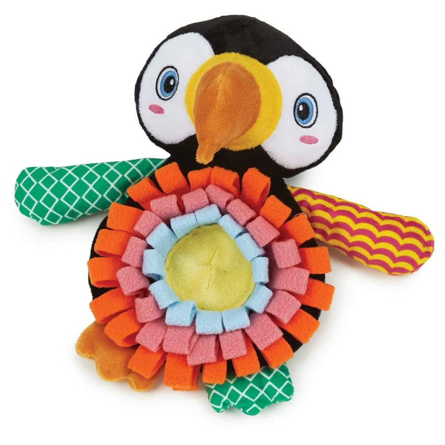 Zanies Parrot Sniffari Toy with Squeaker Dog Toy