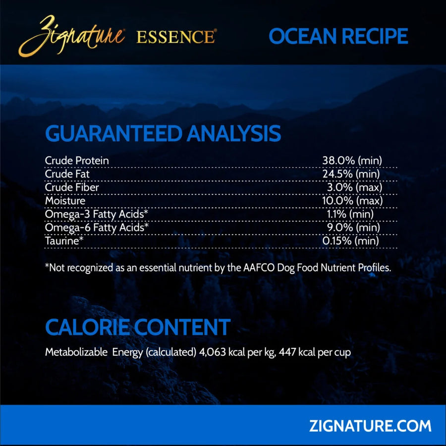 Zignature Essence LIR Ocean Recipe Dry Dog Food