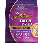 Zignature Freeze Dried Zssential Entree Dog Food front of bag. 