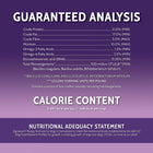Guaranteed Analysis of Zignature Grain Free Multi-Protein Puppy Formula Dry Food