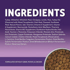 Ingredients List of Zignature Grain Free Multi-Protein Puppy Formula Dry Food