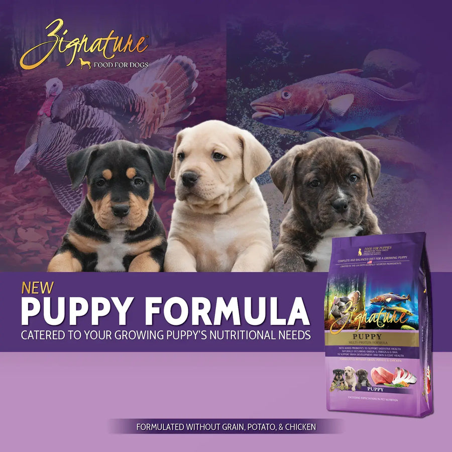 New Puppy Formula catered to your growing puppy's nutritional needs 