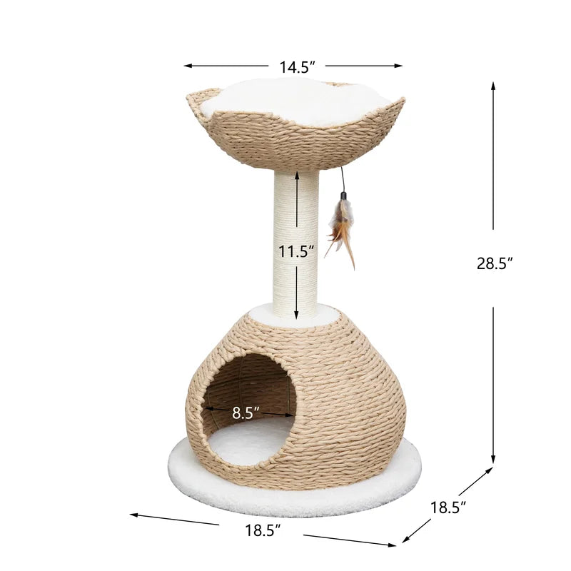 PetPals Walk Up 2 Level Cat Tree