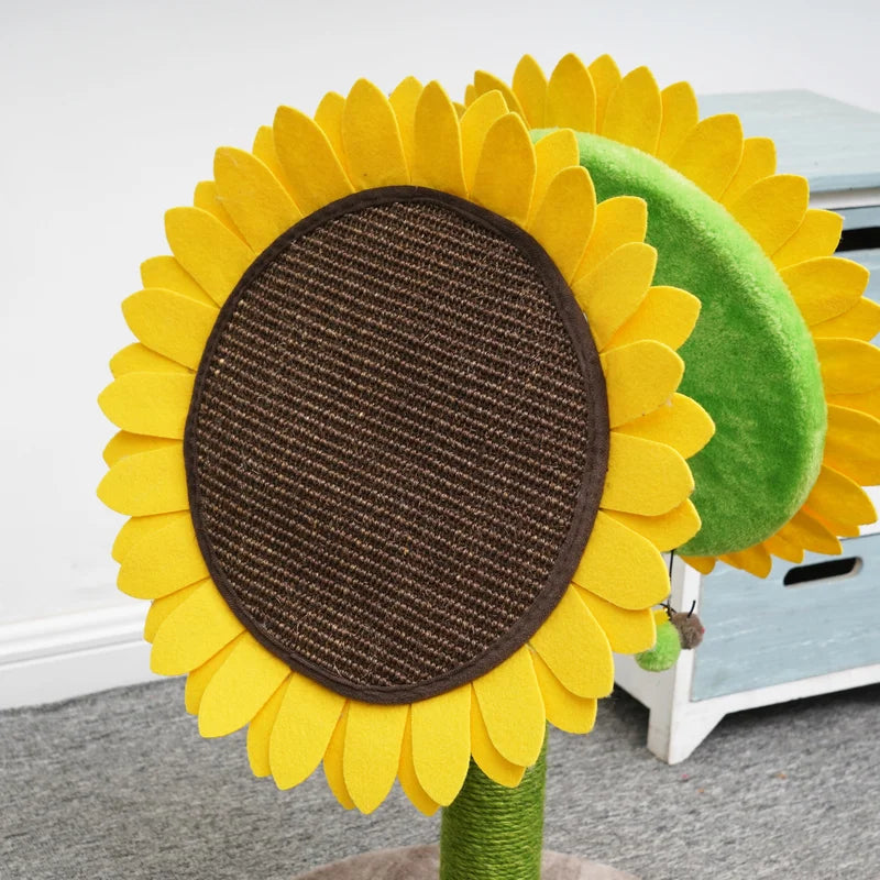 PetPals Double Bloom Sunflower Sisal Cat Scratcher