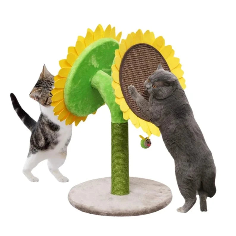 PetPals Double Bloom Sunflower Sisal Cat Scratcher