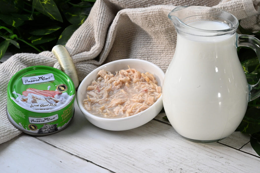 Fussie Cat Chicken with Duck Formula in Goat Milk Gravy Canned Cat Food