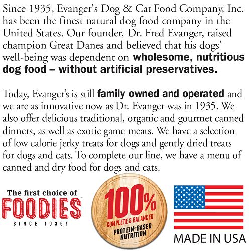 Evanger's Super Premium Limited Ingredient Diet Venison & Beef Dinner Canned Dog Food