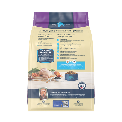 Blue Buffalo Life Protection Formula Natural Chicken & Brown Rice Recipe Adult Toy Breed Dry Dog Food