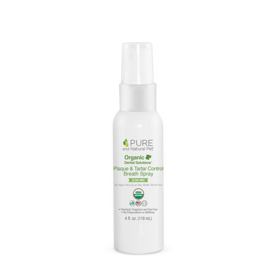 PURE and Natural Pet Plaque & Tartar Control Breath Spray for Dogs